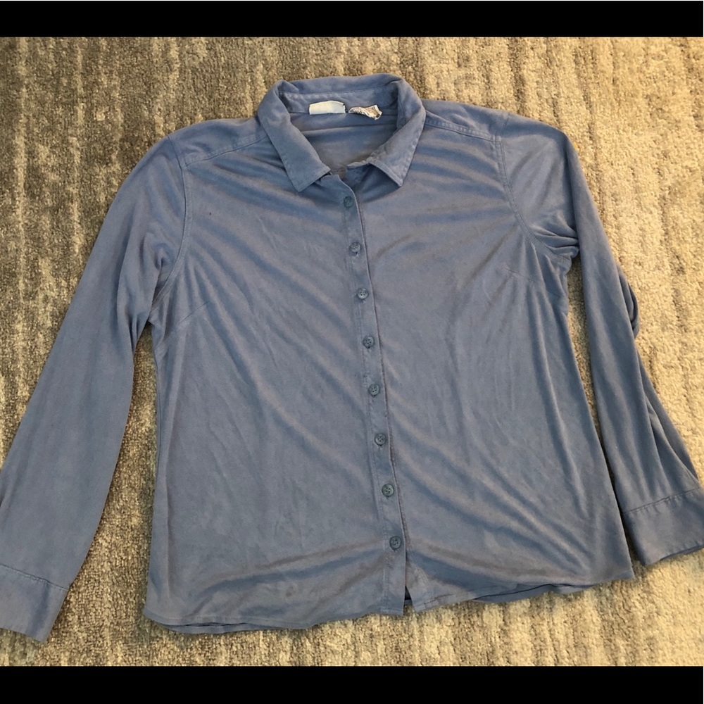 Suede like material Button up
